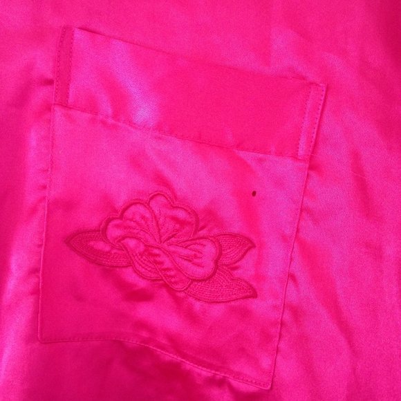 Sentiments - Hot Pink Pyjama Button Up Dress - Picture 5 of 10